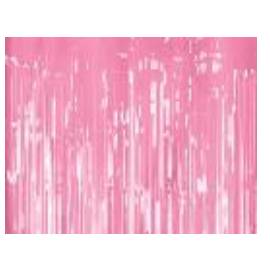 Party curtain, light pink, 100x200cm (1 pkt / 1 pc.)
