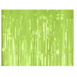 Party curtain, light green, 100x200cm (1 pkt / 1 pc.)