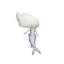 Foil balloon Mermaid, 72x52 cm, mix (1 pkt / 1 pc.)