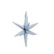 3D foil balloon Star, 105cm, misty blue (1 pkt / 1 pc.)