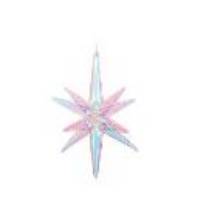 3D foil balloon Star, 70cm, iridescent (1 pkt / 1 pc.)