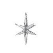 3D foil balloon Star, 70cm, silver (1 pkt / 1 pc.)