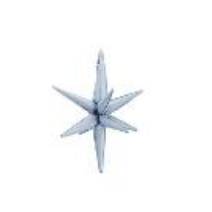 3D foil balloon Star, 70cm, misty blue (1 pkt / 1 pc.)