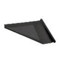 Metallic decorative foil, black, 0.8x25m (1 pkt / 1 pc.)