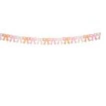 Paper garland Bows, mix of three colors, 3m (1 pkt / 1 pc.)