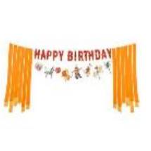 Happy Birthday Circus Banner, 275 cm, mix (1 pkt / 1 pc.)