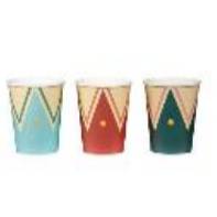 Circus Cups, mix, 220 ml (1 pkt / 6 pc.)