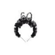 Headband ''60'' with ruffles and pearls (1 pkt / 1 pc.)