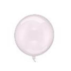 Balloon Sphere, 40cm, transparent pink (1 pkt / 1 pc.)