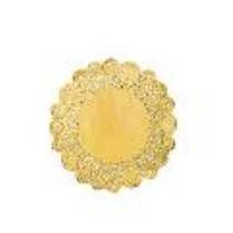Gold plate mats, diameter approx. 35.5 cm (1 pkt / 50 pc.)