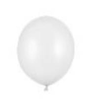 Strong Balloons 43cm, Metallic Pure White (1 pkt / 25 pc.)