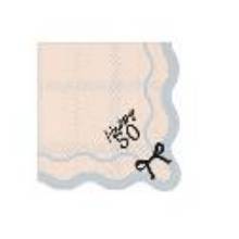 Happy 50 Napkins, 33x33 cm, mix (1 pkt / 12 pc.)