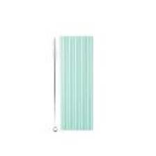 Plastic straws, 23 cm, sage (1 pkt / 12 pc.)