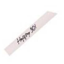 Happy 30 Sash, cream, 76 cm (1 pkt / 1 pc.)