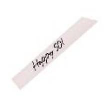 Happy 50 Sash, cream, 76 cm (1 pkt / 1 pc.)