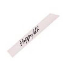 Happy 60 Sash, cream, 76 cm (1 pkt / 1 pc.)